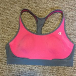 32bc sports bra by Champion gray & pink